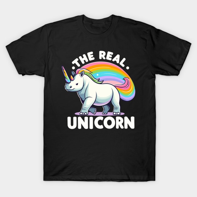 The Real Unicorn: Rhino T-Shirt by FanArts
